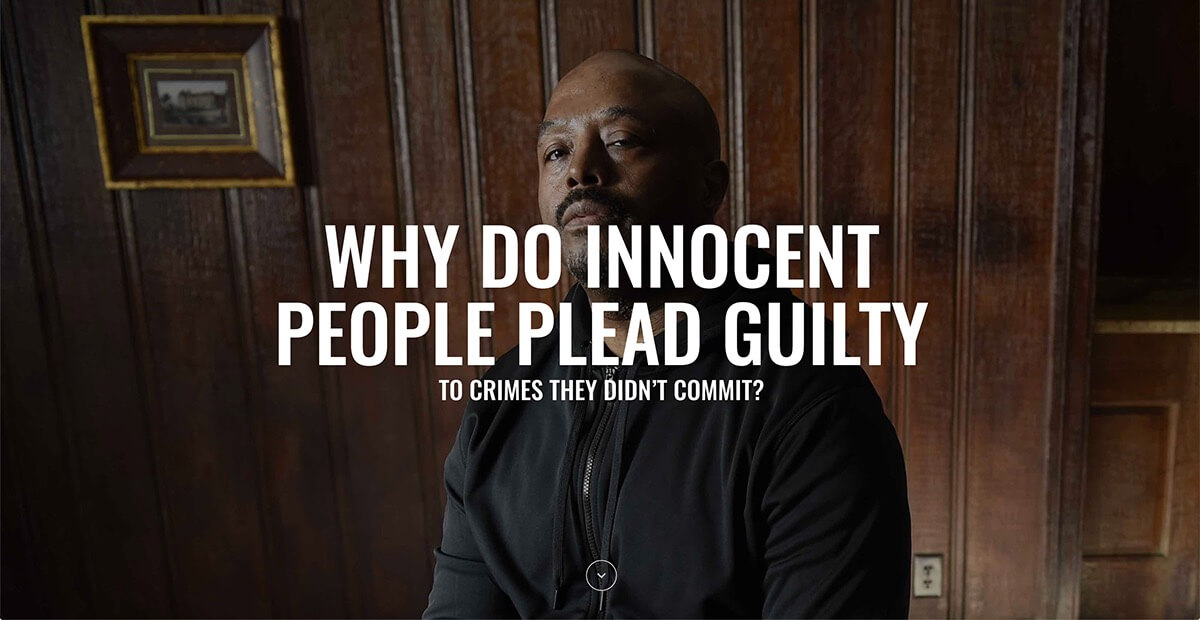 Title text: Why Do Innocent People Plead Guilty To Crimes They Didn't Commit?
